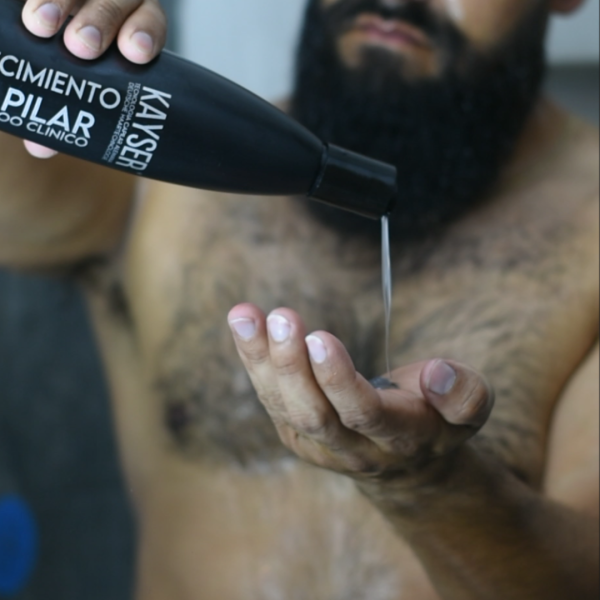 Shampoo de Crecimiento Capilar para Hombre Anticaída, Fortalece y Estimula el Cabello Uso Diario Profesional