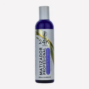 SHAMPOO MATIZADOR MORADO LINEA 24K GOLD Matizador Profesional | Bicolor Platinado